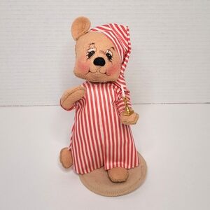 Annalee Christmas Bear Doll Bearly Awake Vintage Made In USA